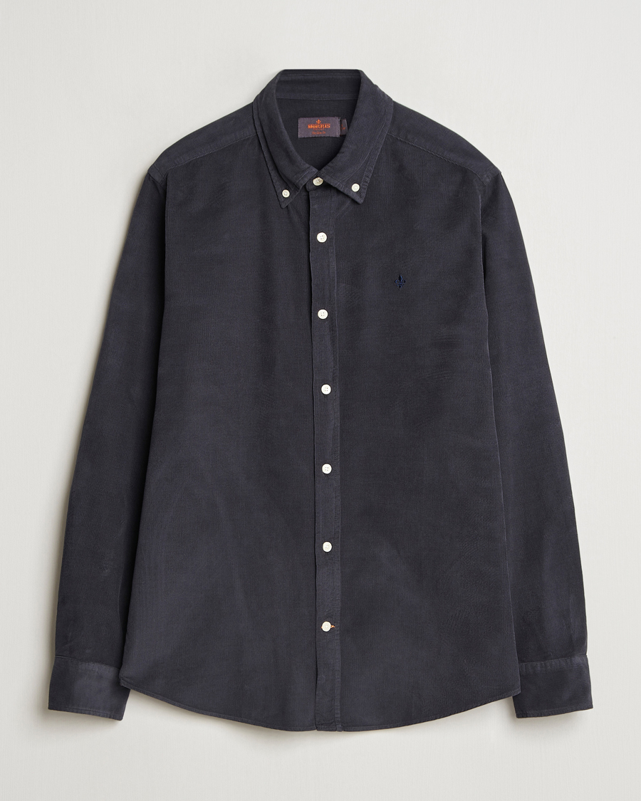 Men | Shirts | Morris | Douglas Corduroy Shirt Navy
