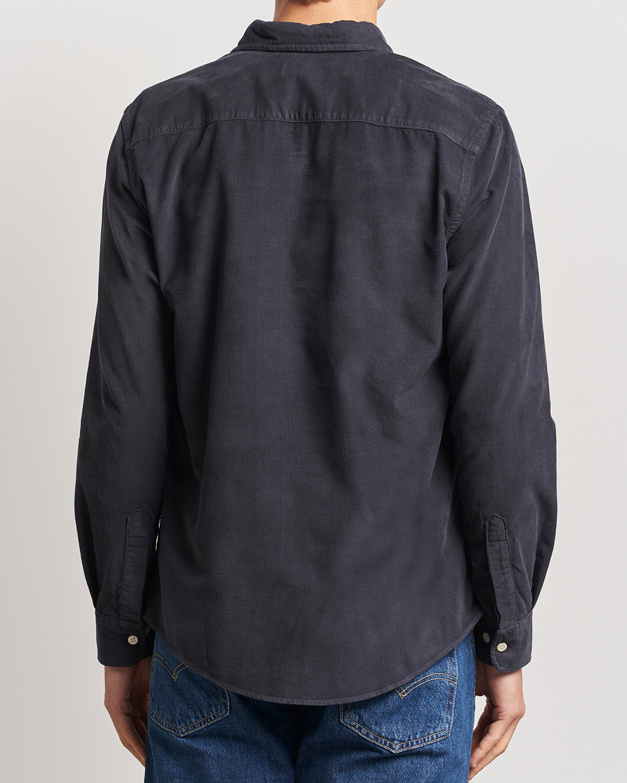 Men | Shirts | Morris | Douglas Corduroy Shirt Navy