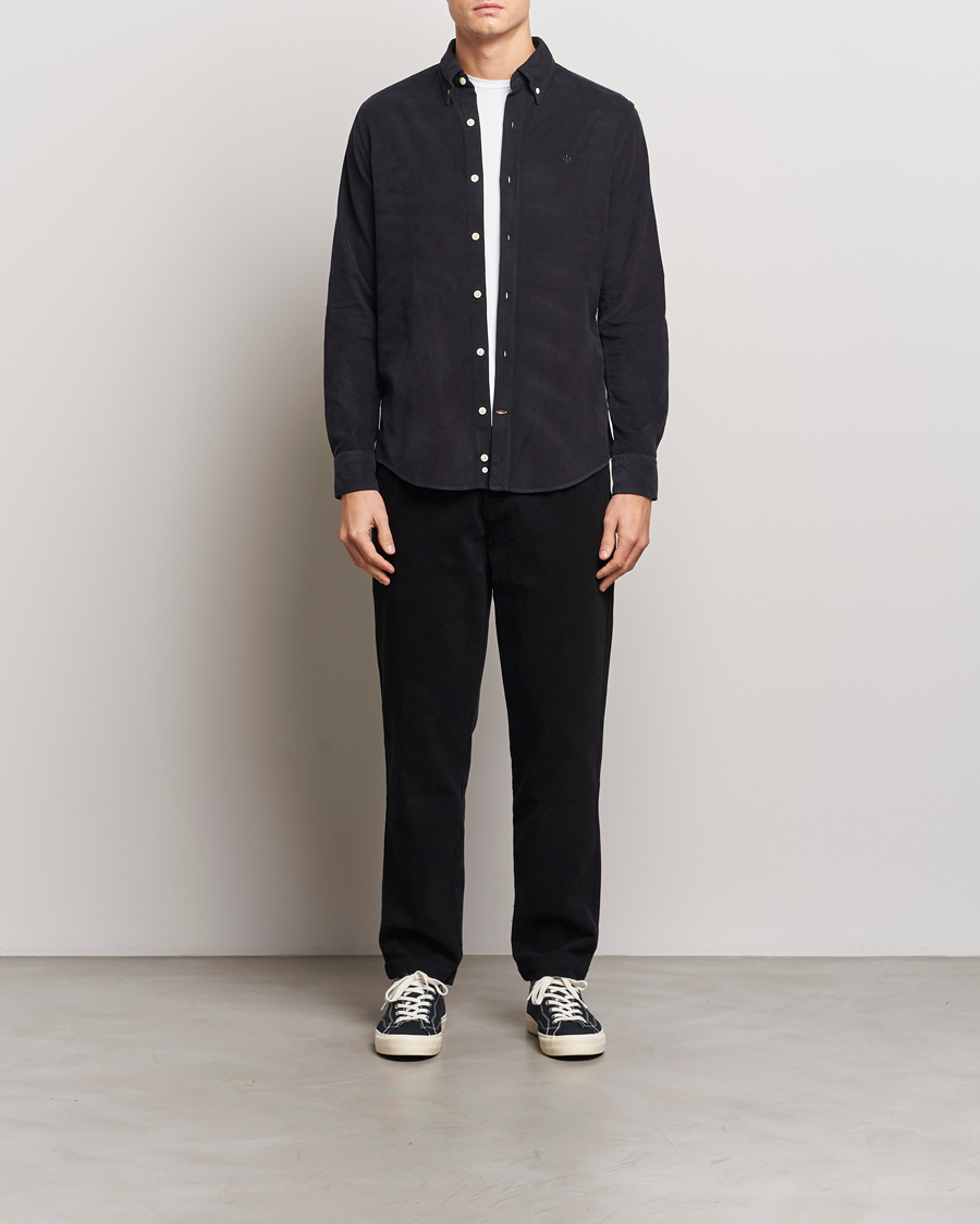 Men | Shirts | Morris | Douglas Corduroy Shirt Grey