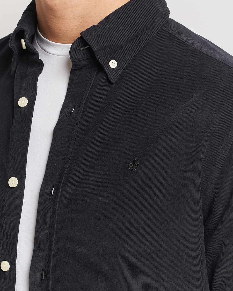 Men | Shirts | Morris | Douglas Corduroy Shirt Grey