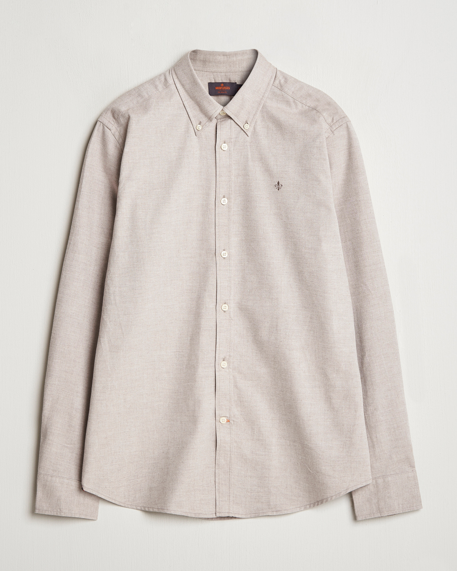 Men | Shirts | Morris | Watts Flannel Shirt Khaki