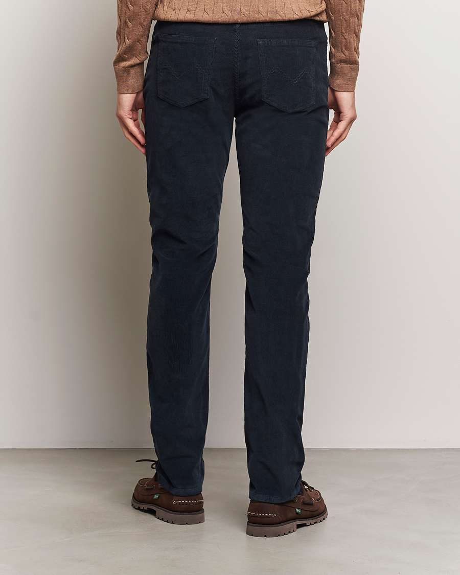 Men | Trousers | Morris | James Corduroy 5-Pocket Pant Navy