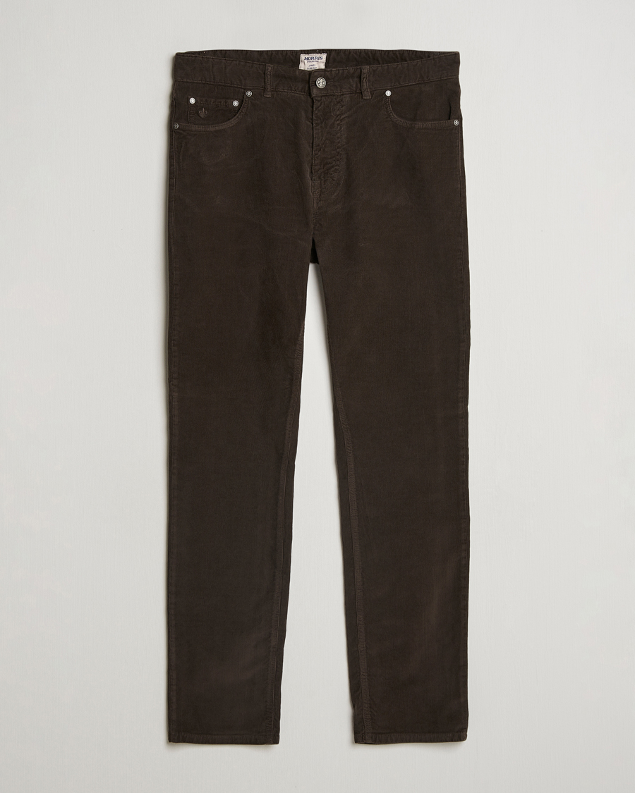 Men | Trousers | Morris | James Corduroy 5-Pocket Pant Brown