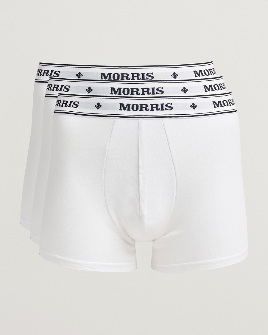 Men | Underwear & Socks | Morris | Boxer Brief 3-Pack White