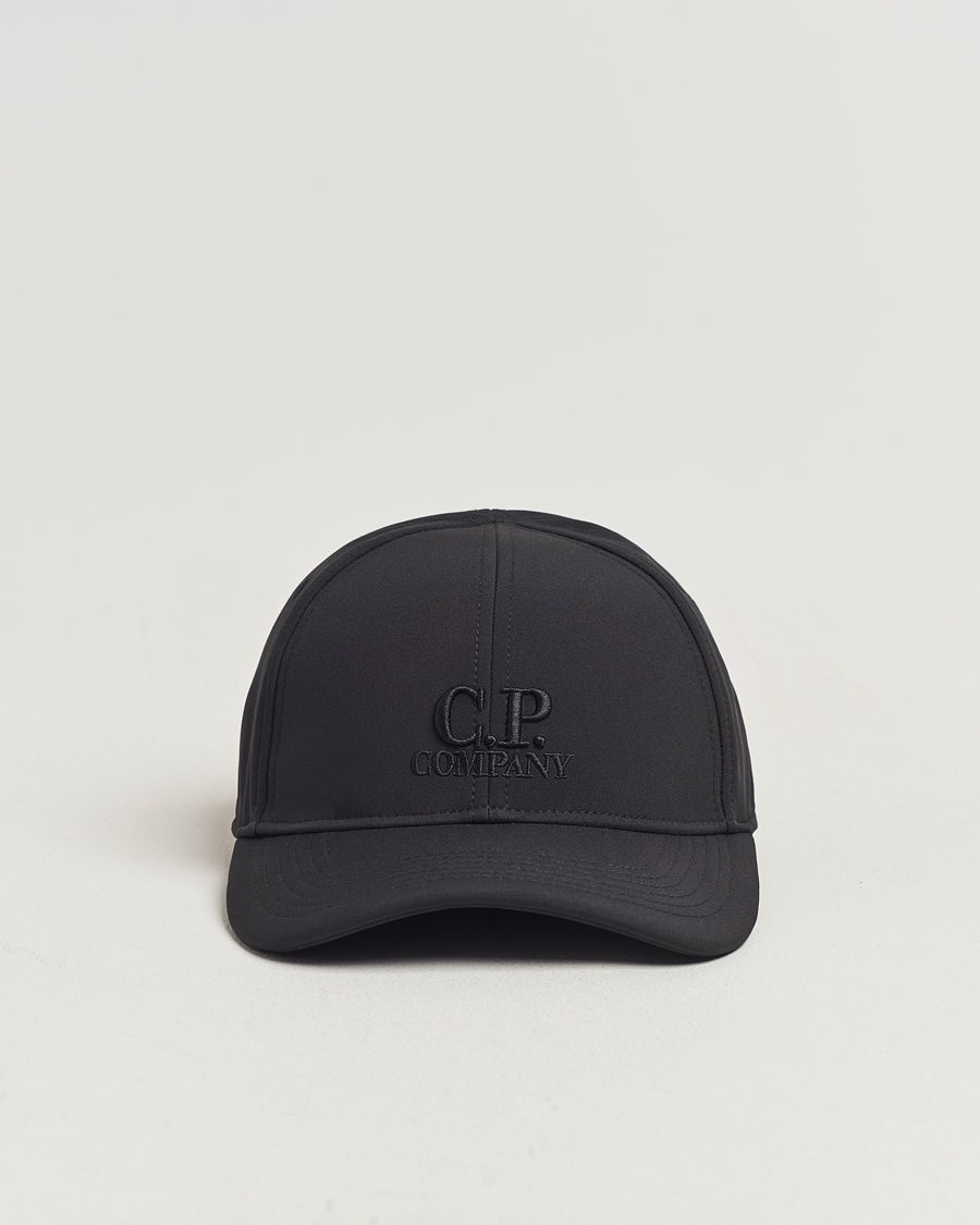 Men | C.P. Company CP Shell Baseball Cap Black | C.P. Company | CP Shell Baseball Cap Black