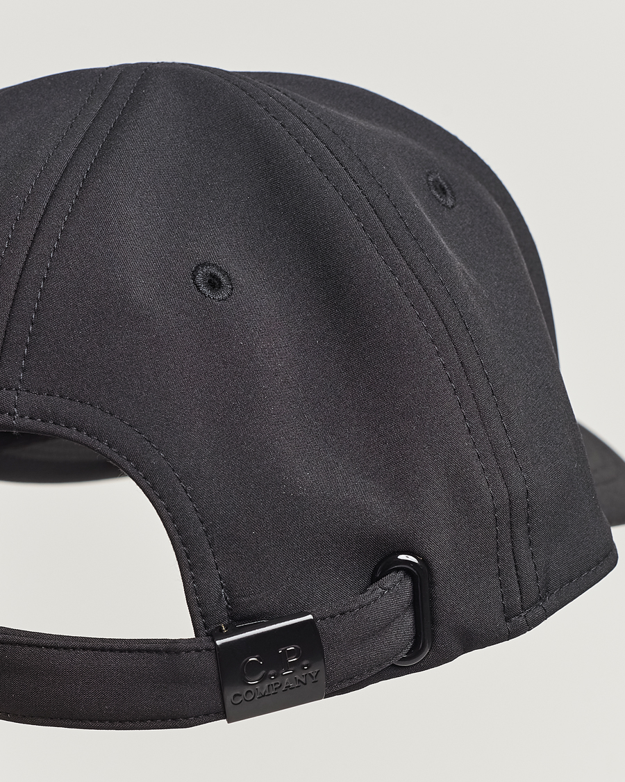 Men | C.P. Company CP Shell Baseball Cap Black | C.P. Company | CP Shell Baseball Cap Black