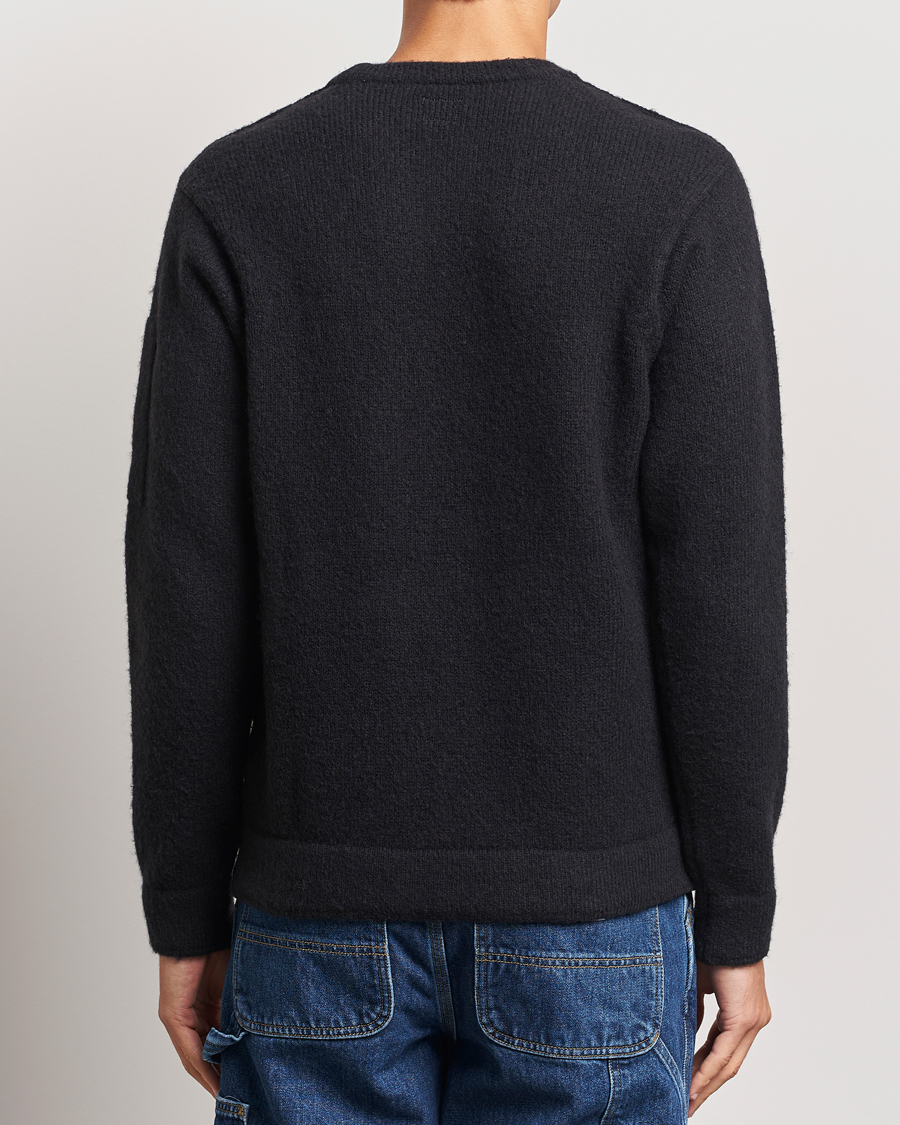 Men | Sweaters & Knitwear | C.P. Company | Alpaca Soft Knitted Crewneck Black