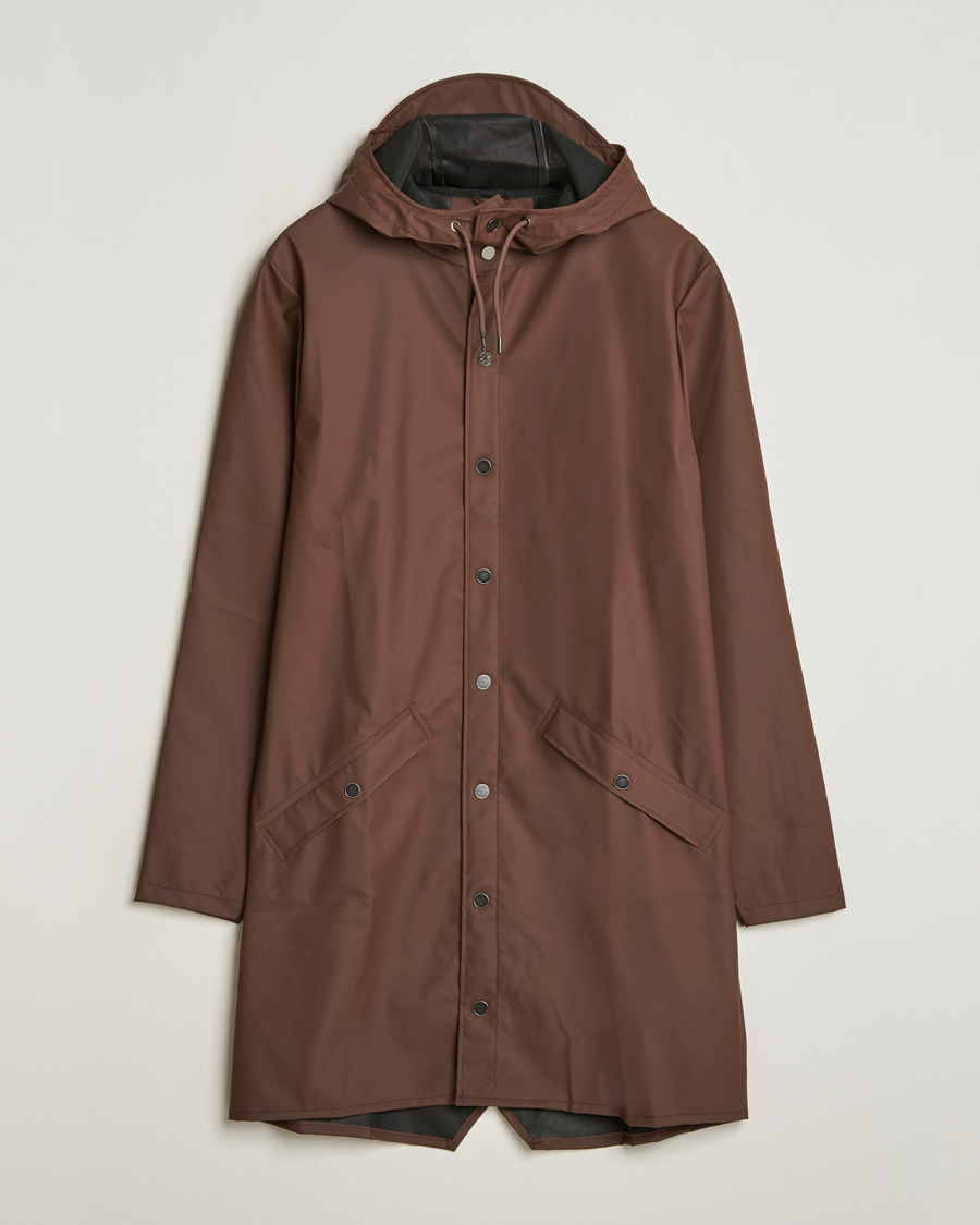 Men | Coats & Jackets | RAINS | Long Jacket Frame Brown