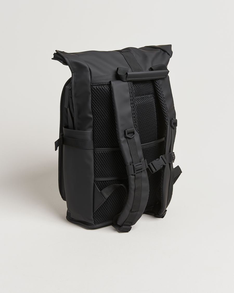 Men | RAINS Texel Moulded Backpack Black | RAINS | Texel Moulded Backpack Black