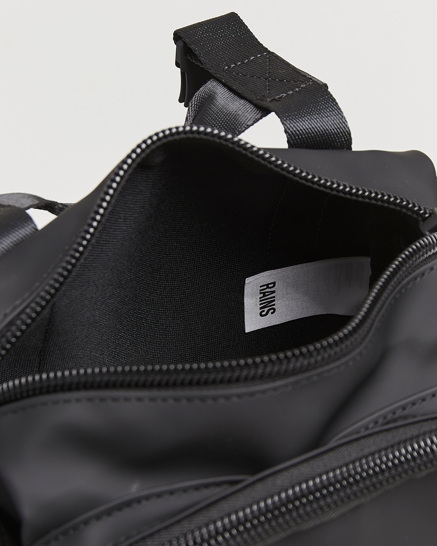 バッグ simple project Wrinkled Bag carbon black ECCO® Textureblock Pot Leather Crossbody Bag | Black