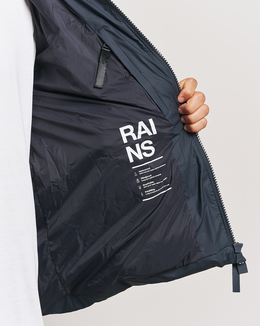 Men | Coats & Jackets | RAINS | Alta Puffer Jacket Navy