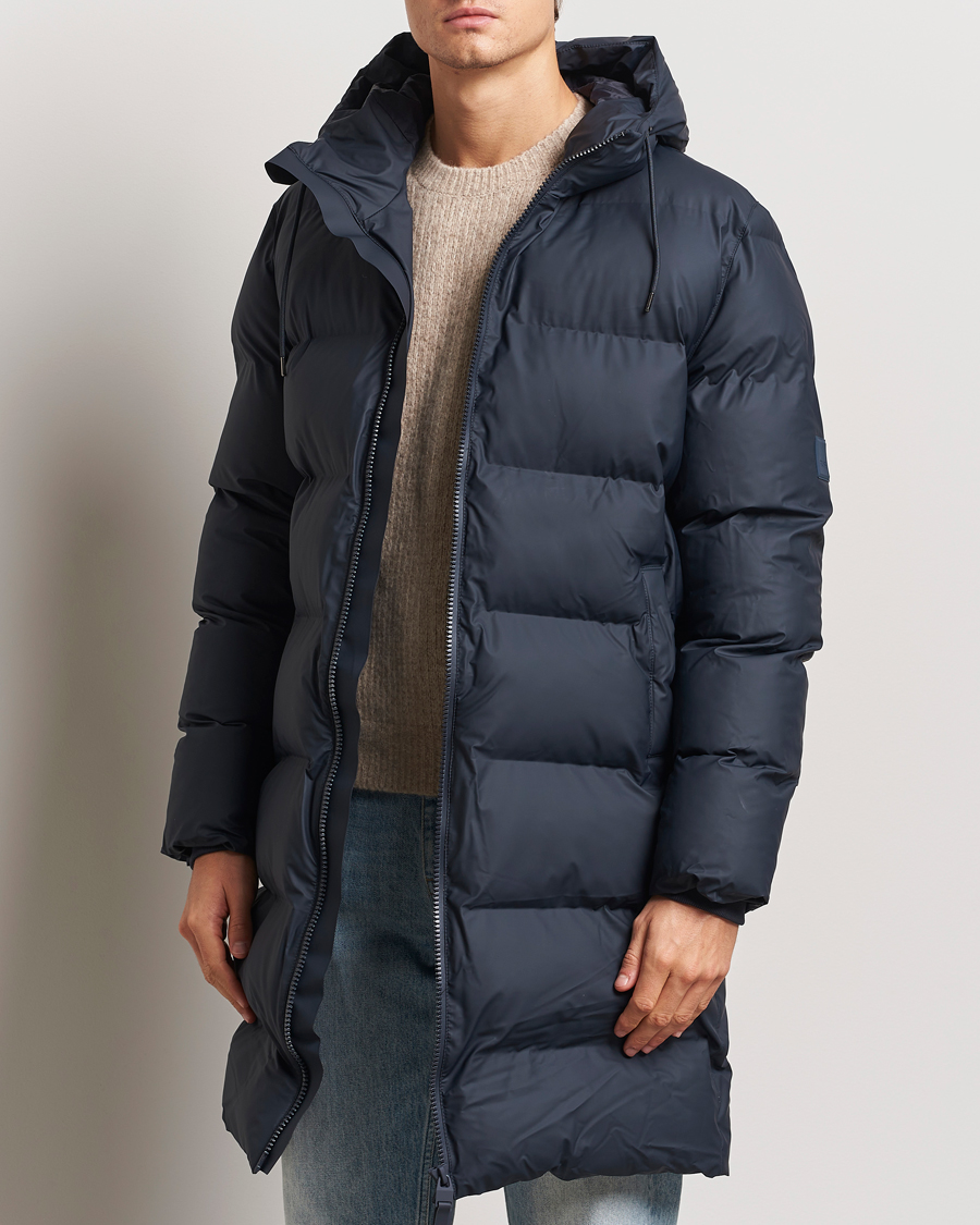 Les Deux Channing Padded Parka Coat Dark Navy at CareOfCarl.com