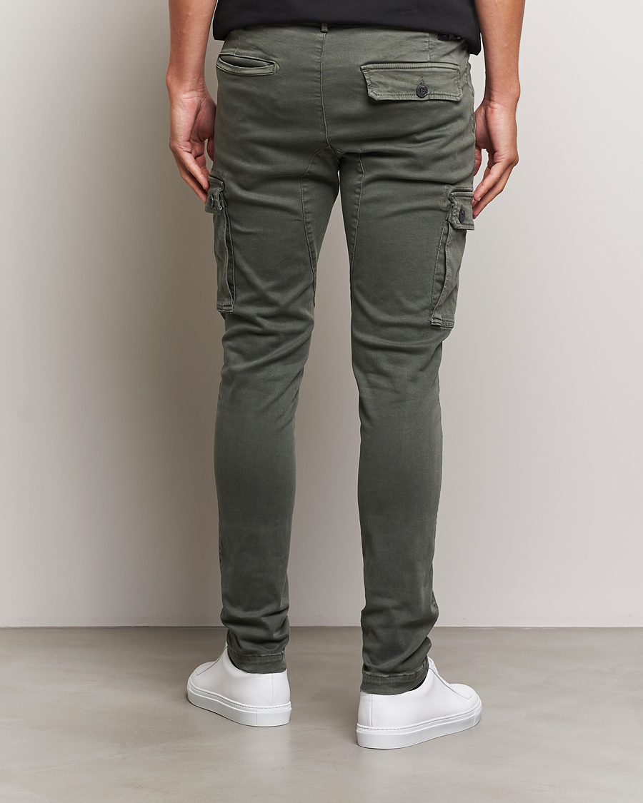 Men | Trousers | Replay | Jaan Hyperflex Cargo Pants Dark Green