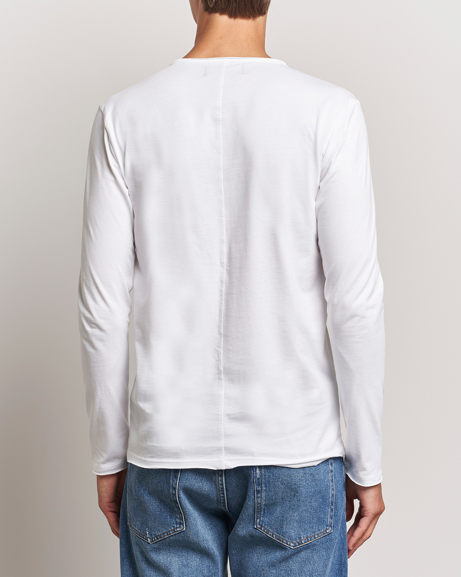 Men | T-Shirts | Replay | Crew Neck Long Sleeve T-Shirt White