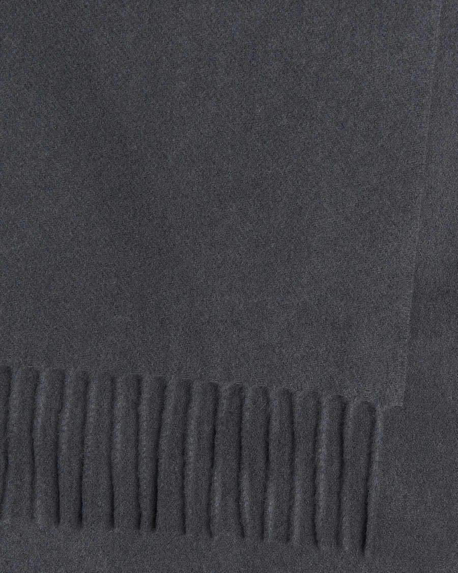 Men | Samsøe Samsøe Efin Wool Scarf Black Oyster | Samsøe Samsøe | Efin Wool Scarf Black Oyster