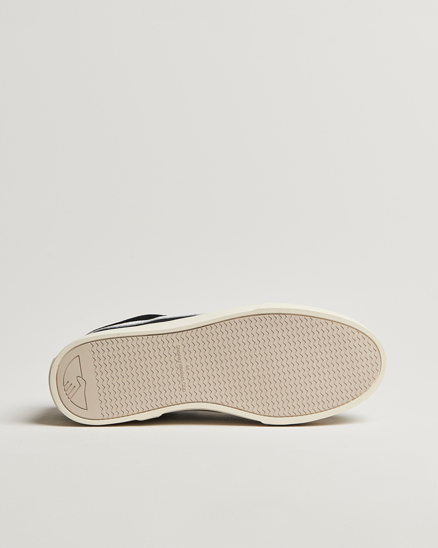 Men | Sneakers | Stepney Workers Club | Dellow S-Strike Cupsole Suede Sneaker Black/White