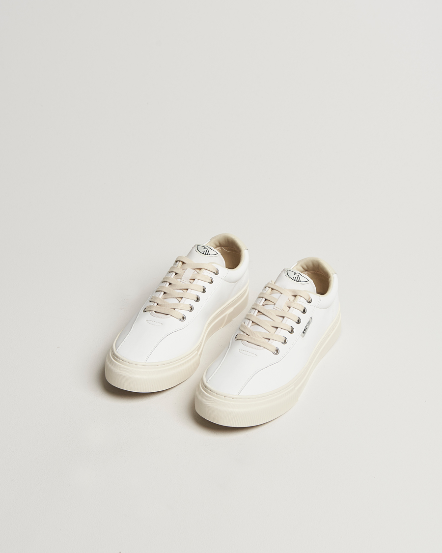 Men | Sneakers | Stepney Workers Club | Dellow 02 Cupsole Leather Sneaker White