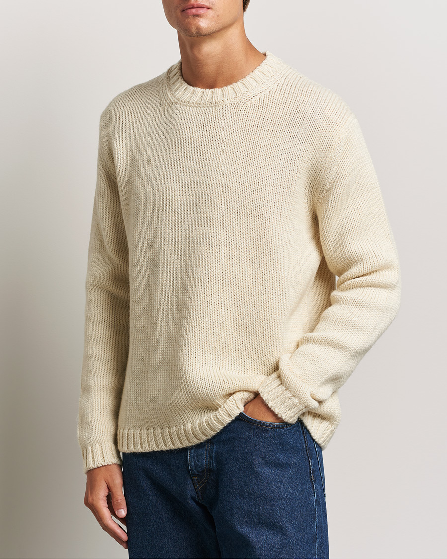 Men | Sweaters & Knitwear | Tiger of Sweden | Gregory Swedish Wool Sweater Seashell
