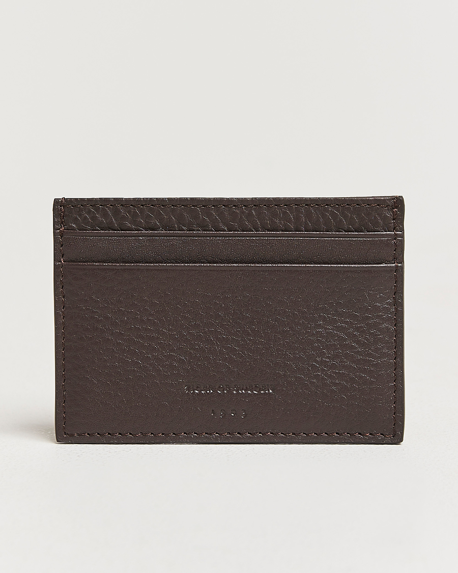 Men | Tiger of Sweden Wharf Card Holder Dark Brown | Tiger of Sweden | Wharf Card Holder Dark Brown