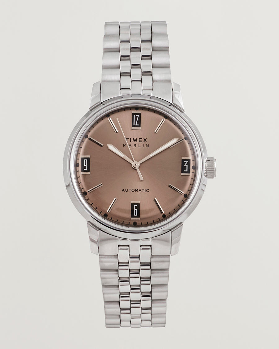 Men | Timex Marlin Automatic Steel 40mm Silver | Timex | Marlin Automatic Steel 40mm Silver