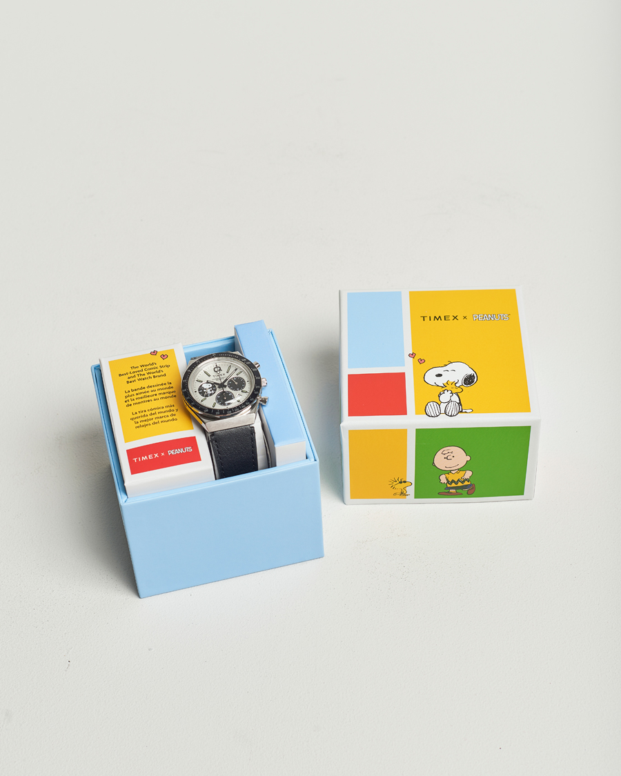 Men | Timex Q Timex Snoopy Chronograph 40mm White Dial | Timex | Q Snoopy Chronograph 40mm White Dial