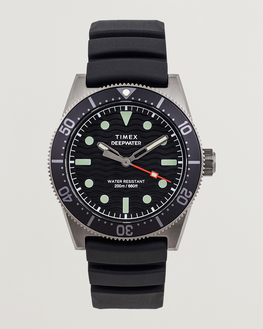 Men | Timex Deepwater Reef 200 40mm Black Dial | Timex | Deepwater Reef 200 40mm Black Dial