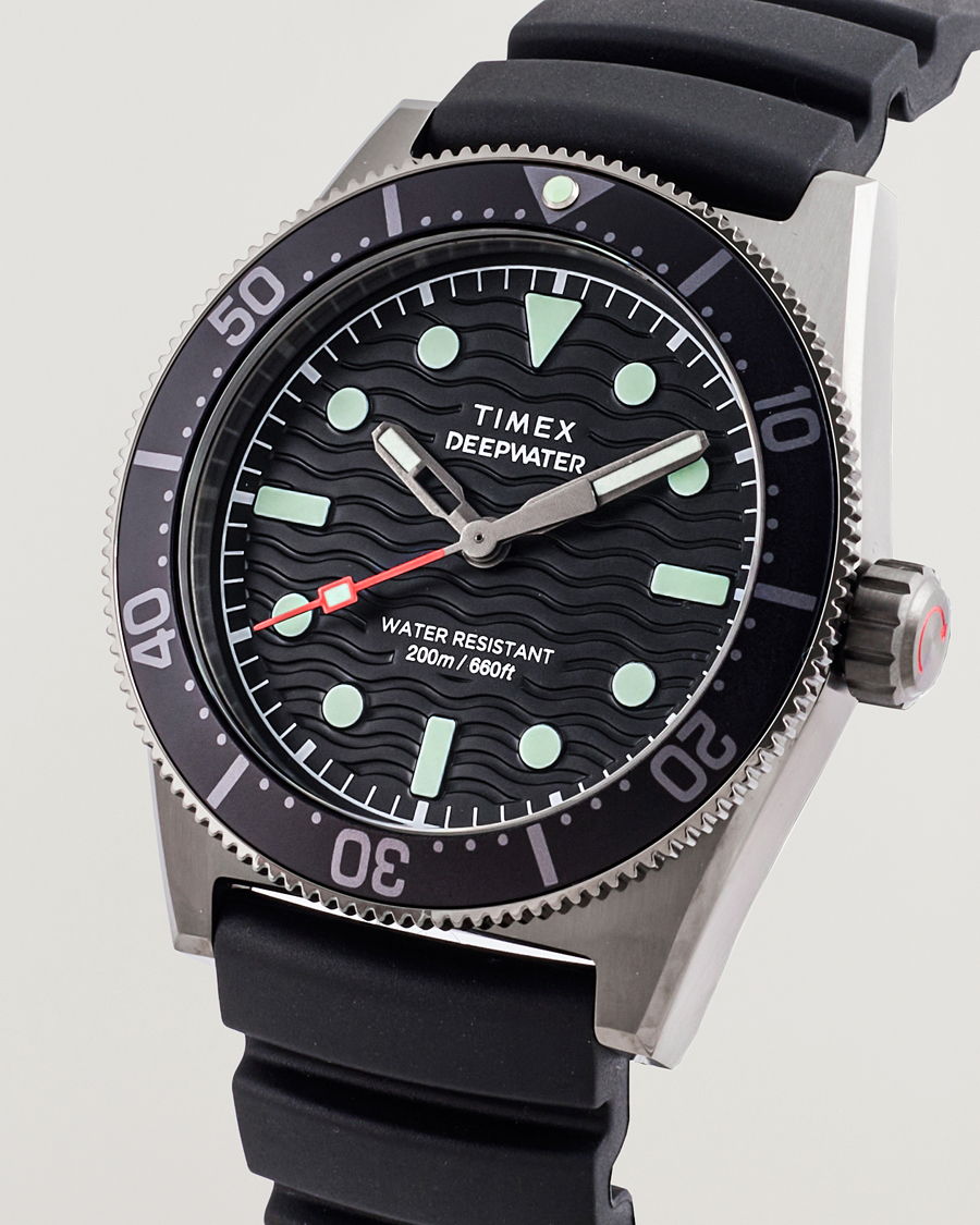 Men | Timex Deepwater Reef 200 40mm Black Dial | Timex | Deepwater Reef 200 40mm Black Dial