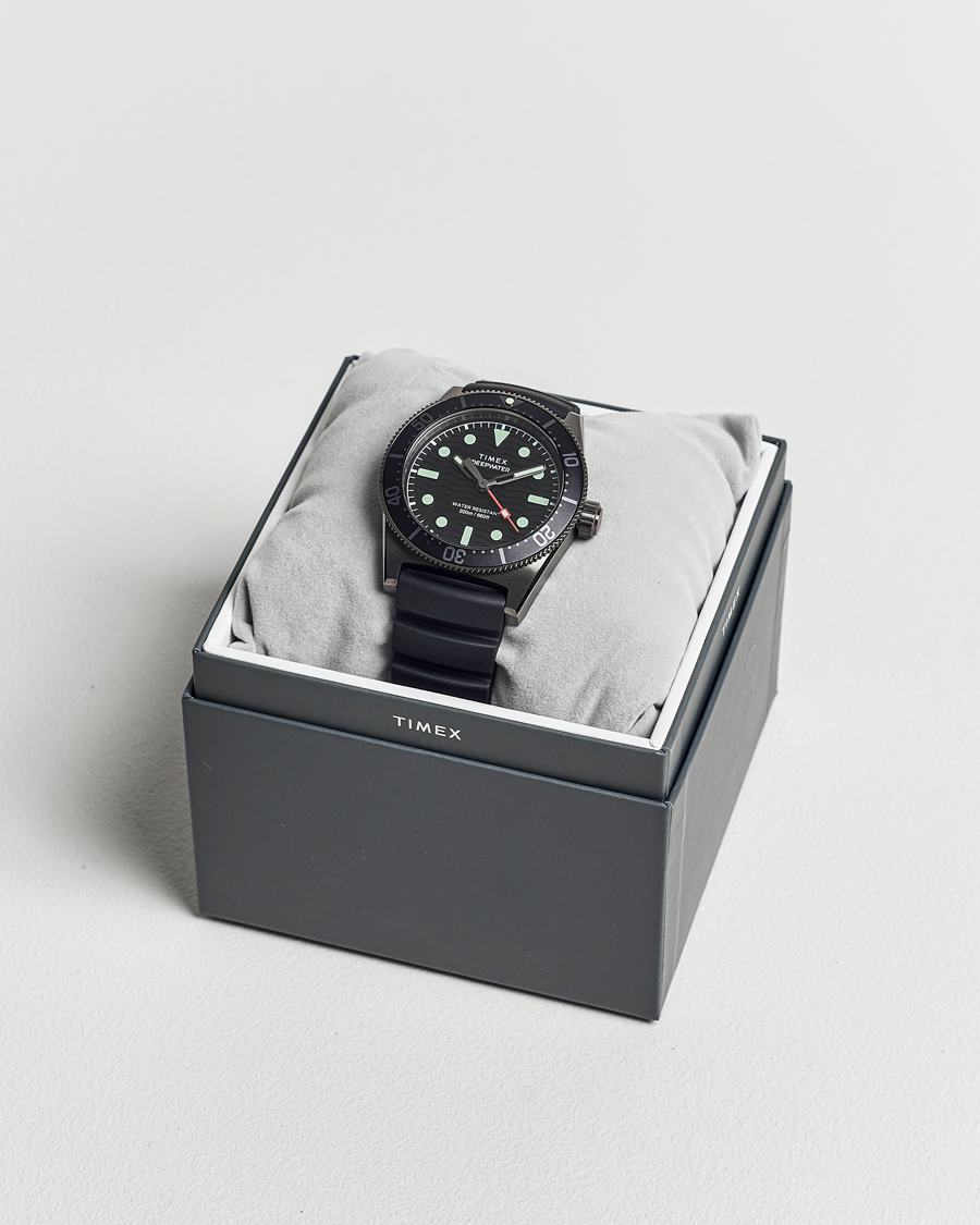 Men | Timex Deepwater Reef 200 40mm Black Dial | Timex | Deepwater Reef 200 40mm Black Dial