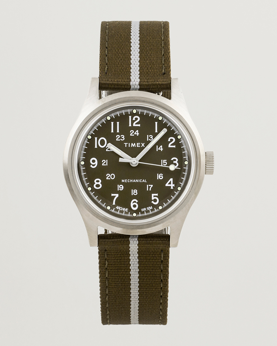 Men | Timex MK1 Mechanical 36mm Green Dial | Timex | MK1 Mechanical 36mm Green Dial