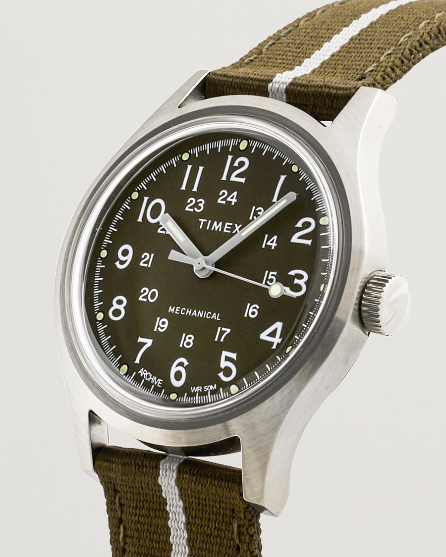 Men | Timex MK1 Mechanical 36mm Green Dial | Timex | MK1 Mechanical 36mm Green Dial