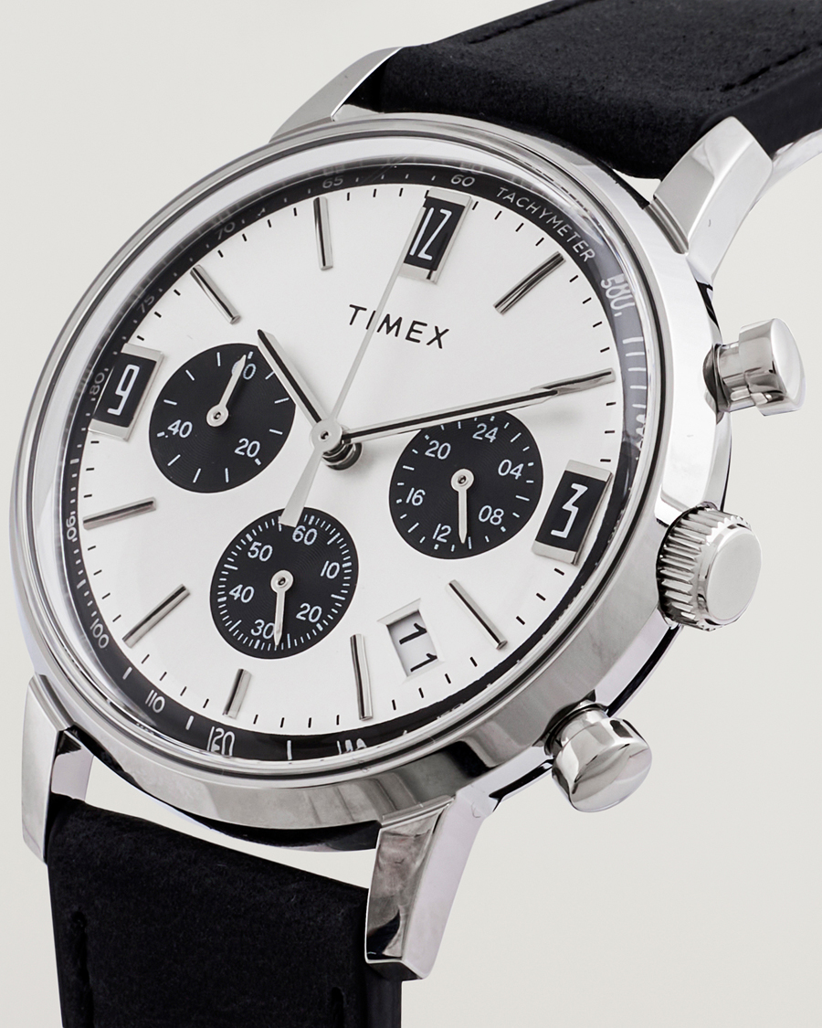 Men | Timex Marlin Chrono Tachymeter 40mm Silver Dial | Timex | Marlin Chrono Tachymeter 40mm Silver Dial
