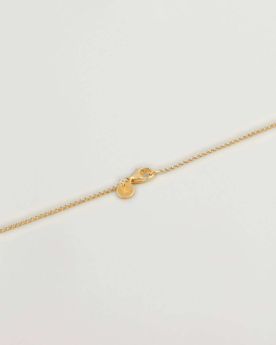 Men | Tom Wood Cushion Pendant Tiger Eye Gold | Tom Wood | Cushion Pendant Tiger Eye Gold