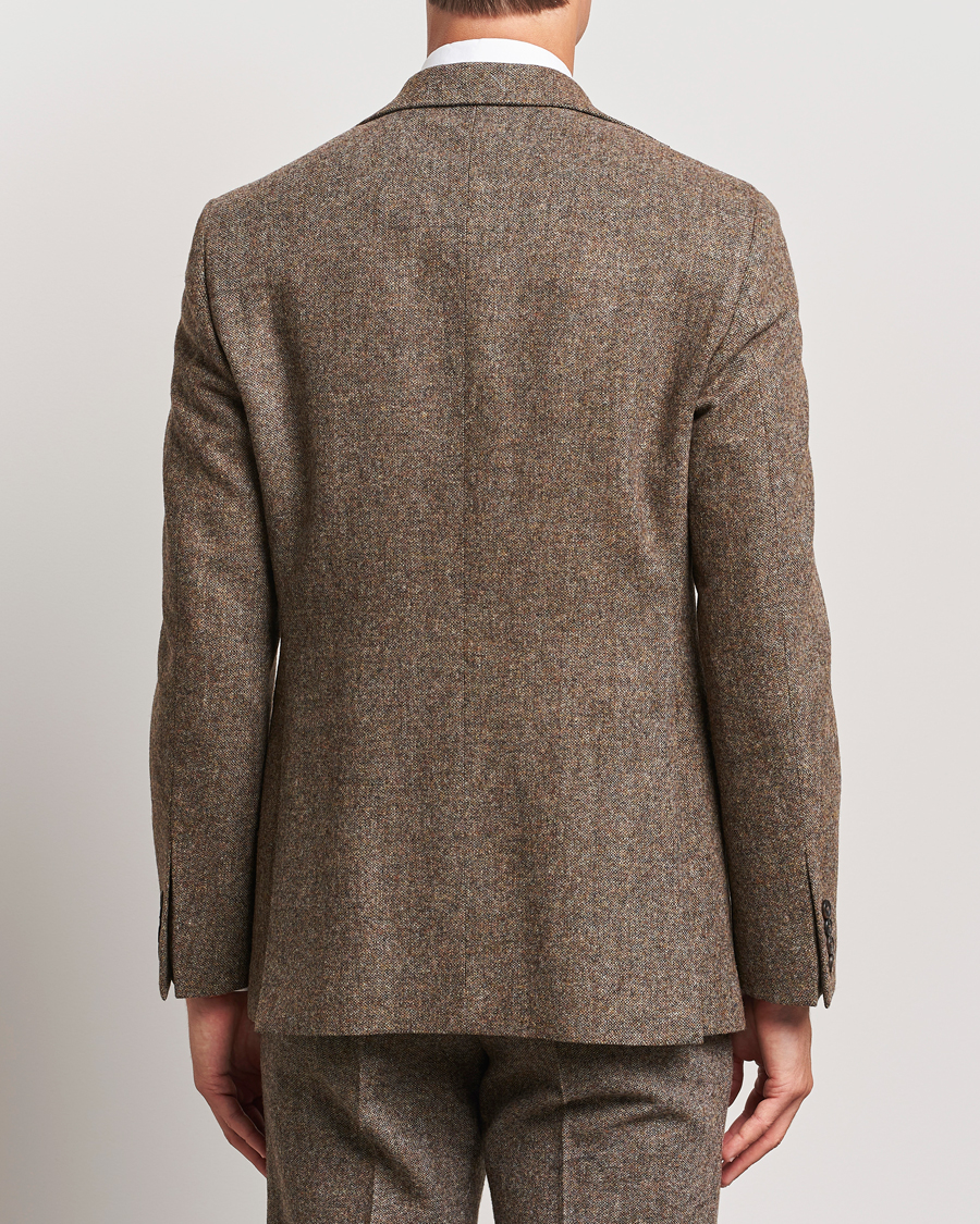 Men | Blazers | Walker Slater | Edward Wool Donegal Blazer Brown