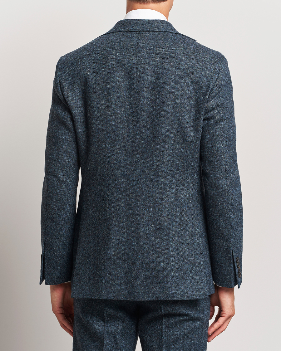 Men | Blazers | Walker Slater | Edward Wool Donegal Blazer Navy
