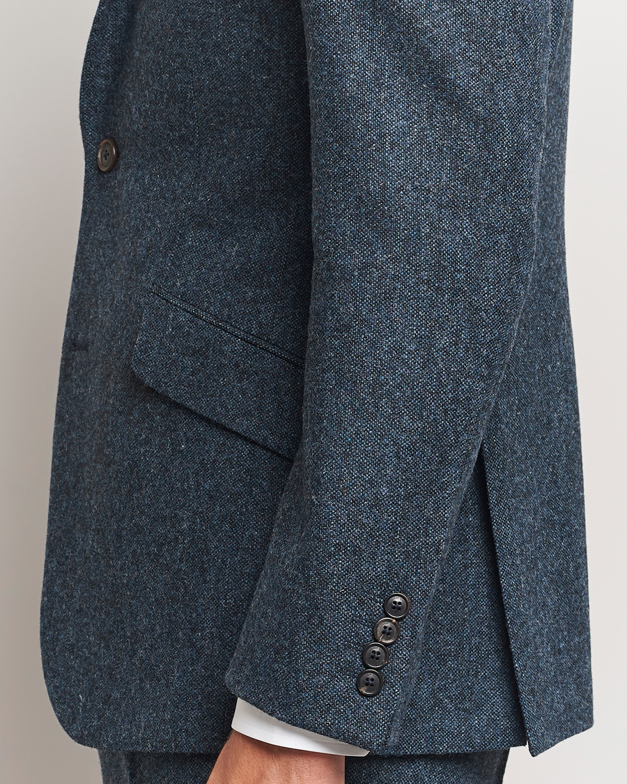 Men | Blazers | Walker Slater | Edward Wool Donegal Blazer Navy