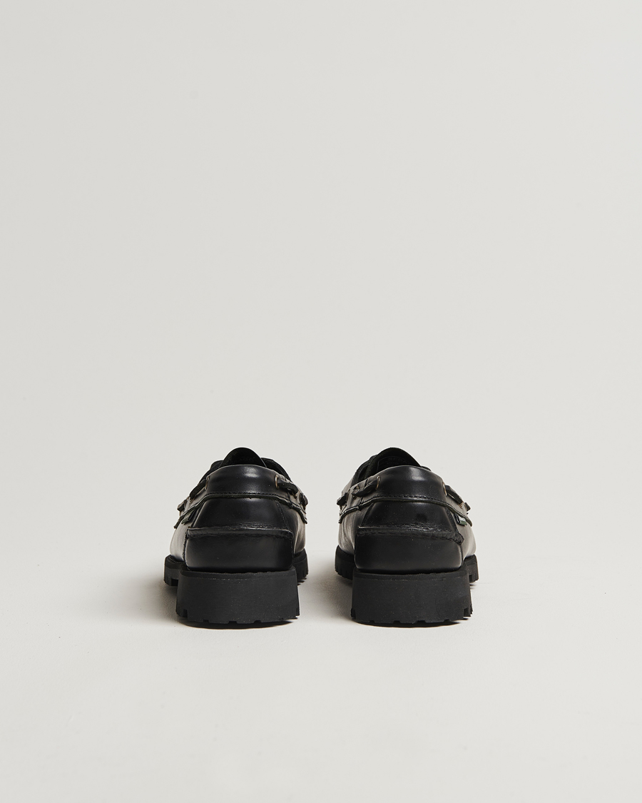 Men | Loafers | Sebago | Ranger Waxy Leather Loafer Total Black