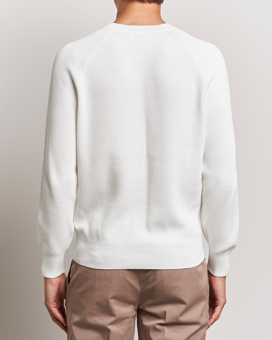 Men | Sweaters & Knitwear | Brunello Cucinelli | Cotton Rib Crew Neck Panama