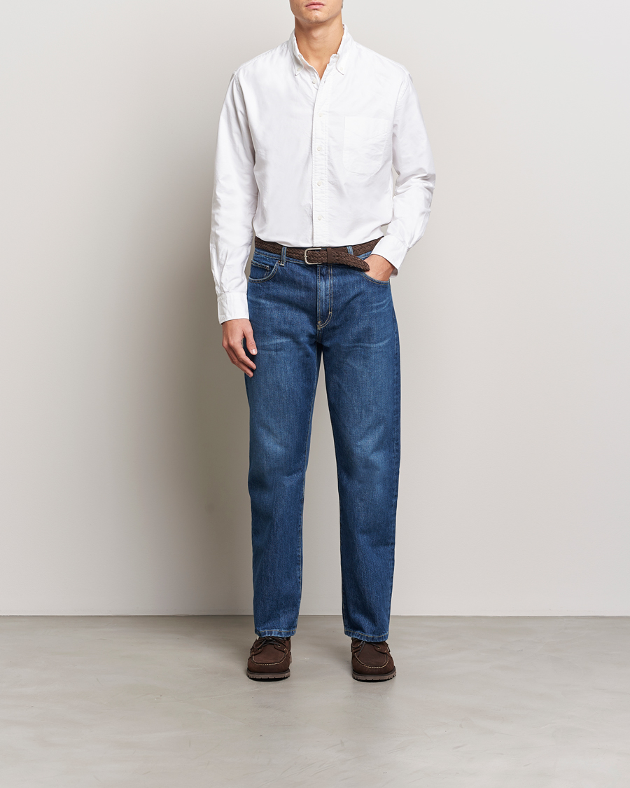 Men | Shirts | Gitman Vintage | Button Down Oxford Shirt White