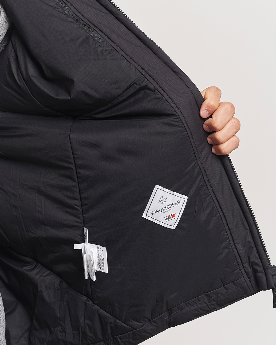 Men | Coats & Jackets | Goldwin | GORE-TEX Windstopper Puffy Jacket Black