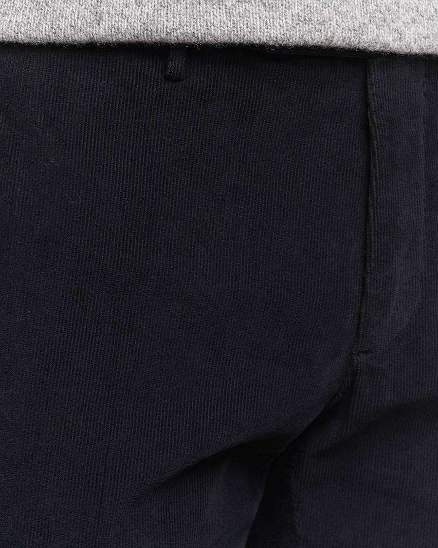Men | Trousers | Incotex | Slim Fit Baby Corduroy Trousers Navy