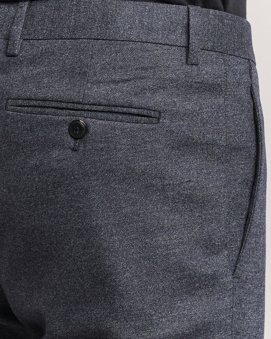 Men | Suits | Giorgio Armani | Soho Wool/Cashmere Flannel Suit Navy Melange