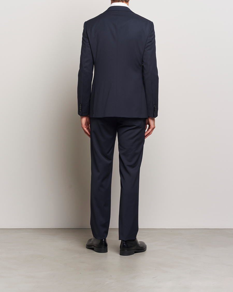Men | Suits | Giorgio Armani | Soho Virgin Wool Suit Navy