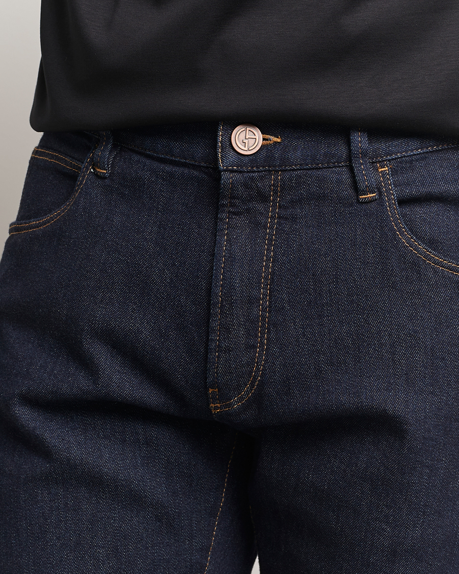 Men | Jeans | Giorgio Armani | 5-Pocket Denim Pants Dark Indigo