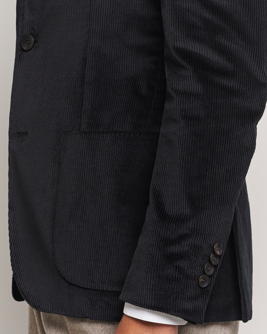Men | Blazers | Lardini | Corduroy Blazer Black