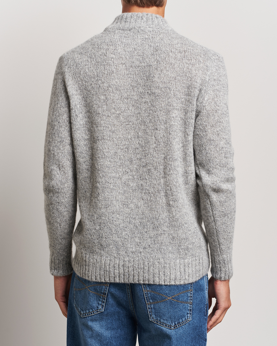Men | Sweaters & Knitwear | Lardini | Wool/Alpaca Knitted Sweater Grey