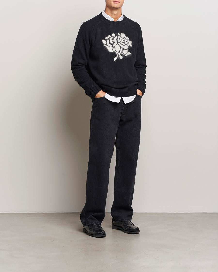 Men | Sweaters & Knitwear | LES DEUX | Felipe Knit Black/Ivory