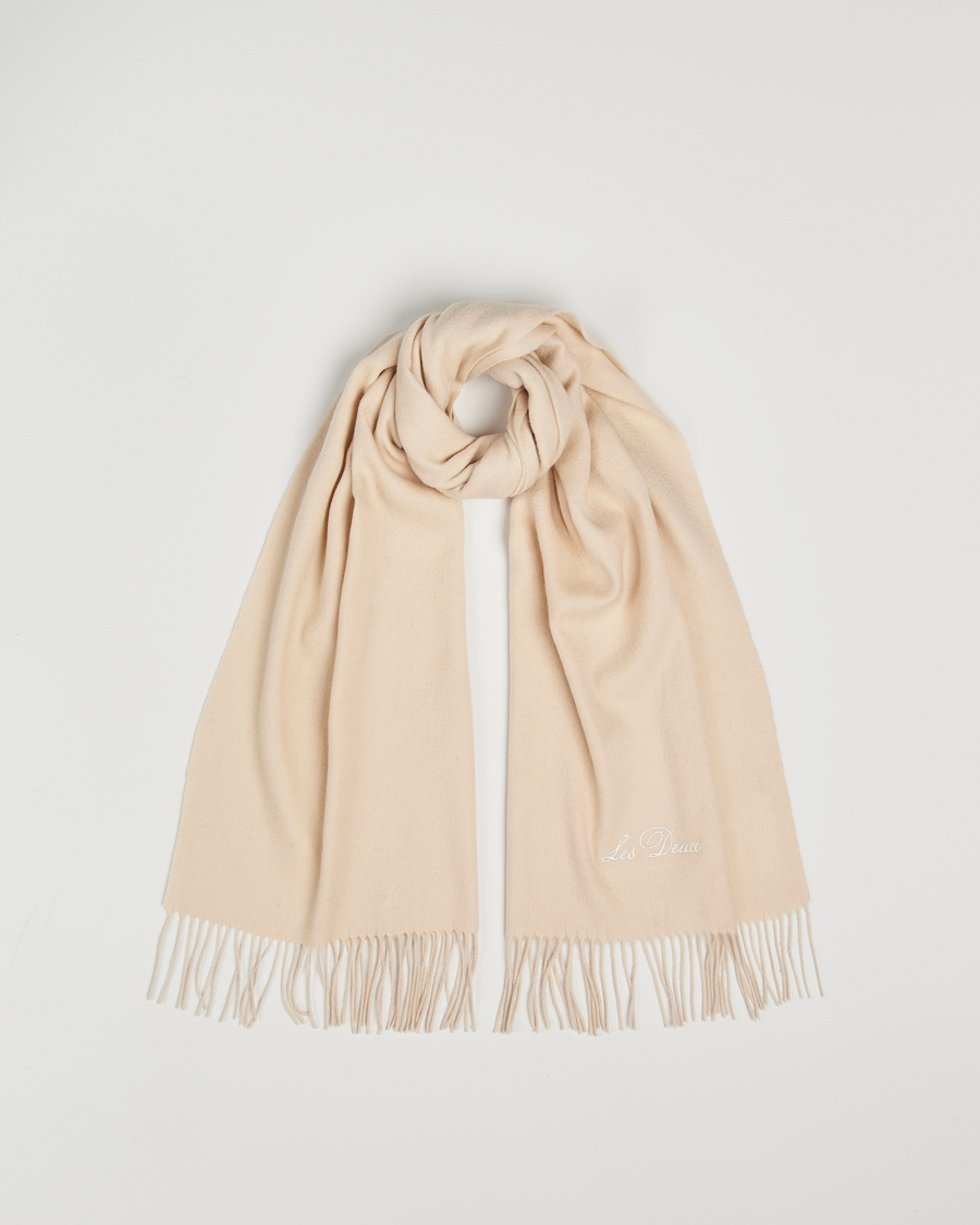Men | Les Deux Wayne Wool Scarf Ivory | LES DEUX | Wayne Wool Scarf Ivory
