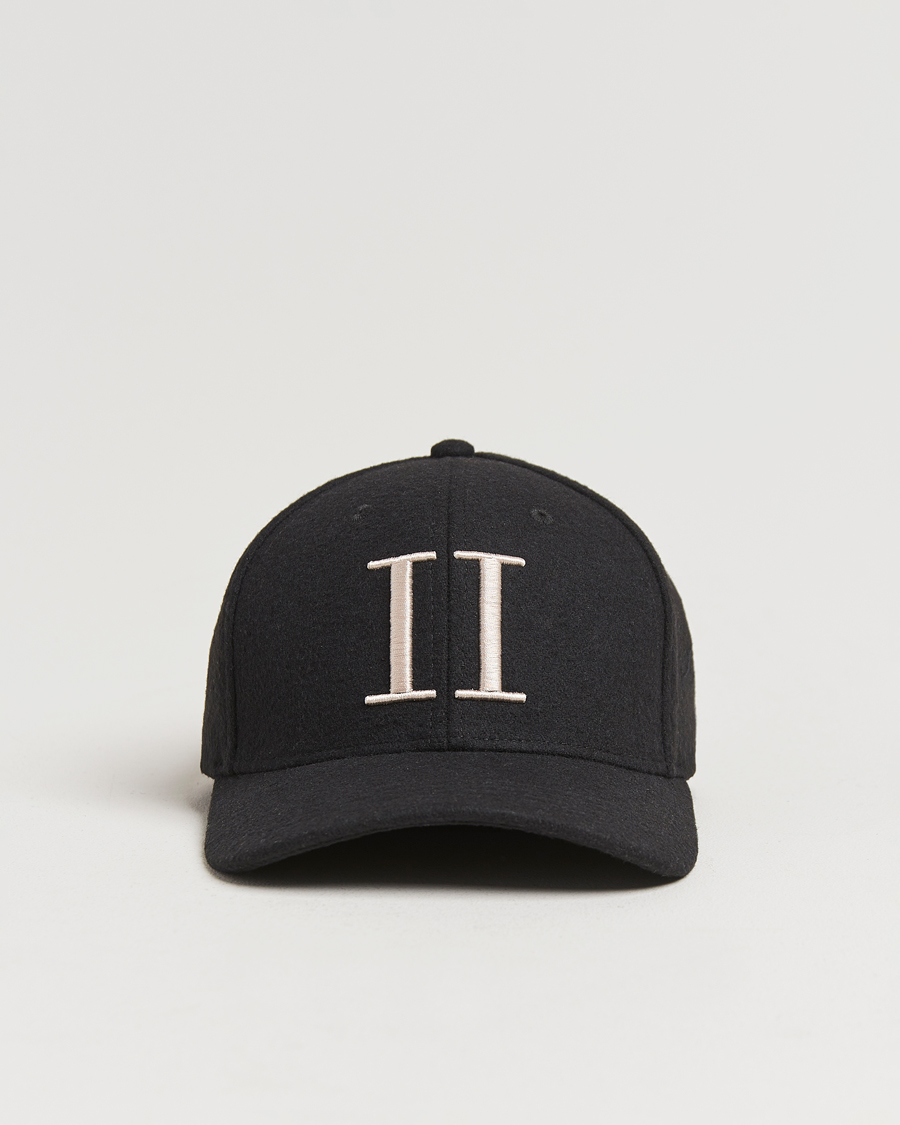 Men | Les Deux Encore Wool Baseball Cap Black/Ivory | LES DEUX | Encore Wool Baseball Cap Black/Ivory