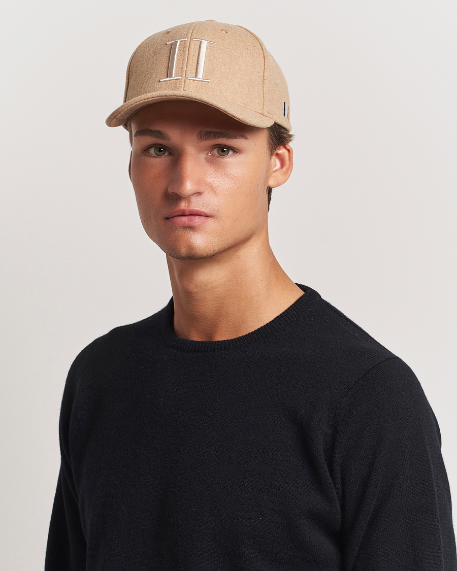 Men | Les Deux Encore Wool Baseball Cap Dark Sand Melange | LES DEUX | Encore Wool Baseball Cap Dark Sand Melange