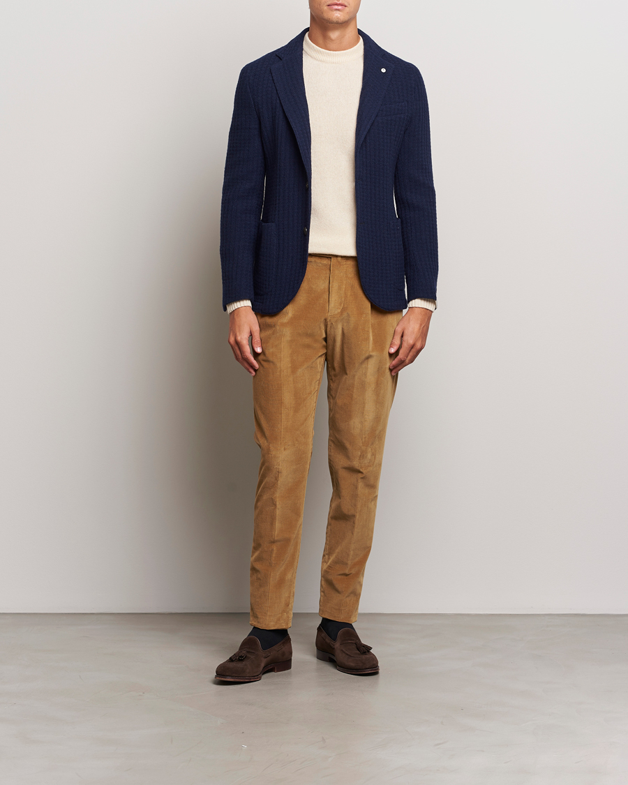 Men | Trousers | PT01 | Slim Fit Corduroy Trousers Brown